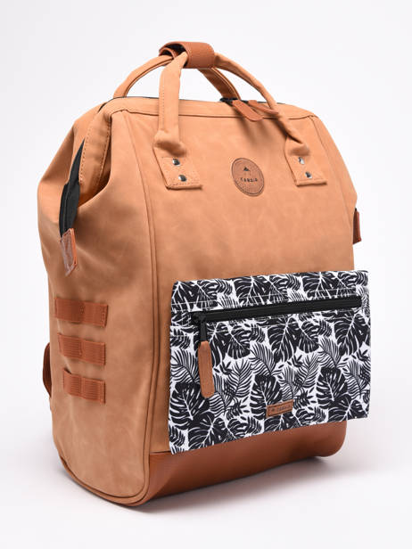 Personaliseerbare Rugzak Adventurer Medium Cabaia Bruin adventurer BAGS ander zicht 3